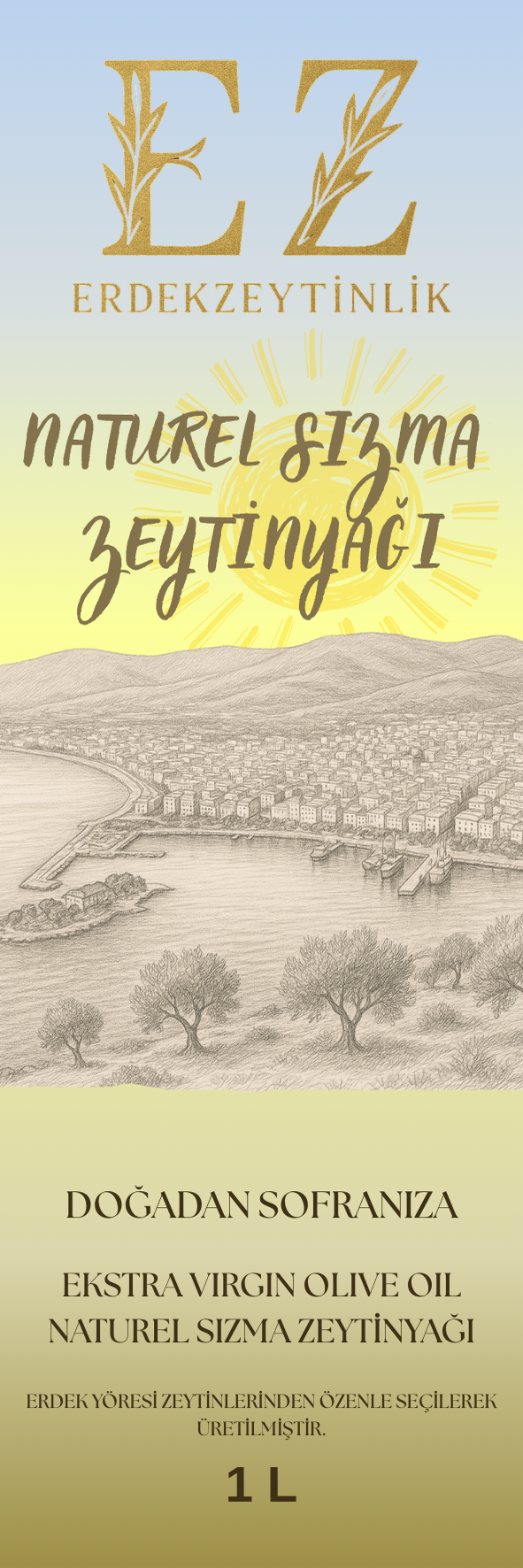 Naturel Sızma Zeytinyağı 1L