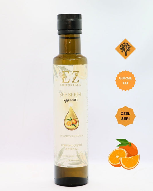 Şef Serisi Portakal Çeşnili Zeytinyağı 250 mL