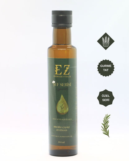 Şef Serisi Biberiye Çeşnili Zeytinyağı 250 mL