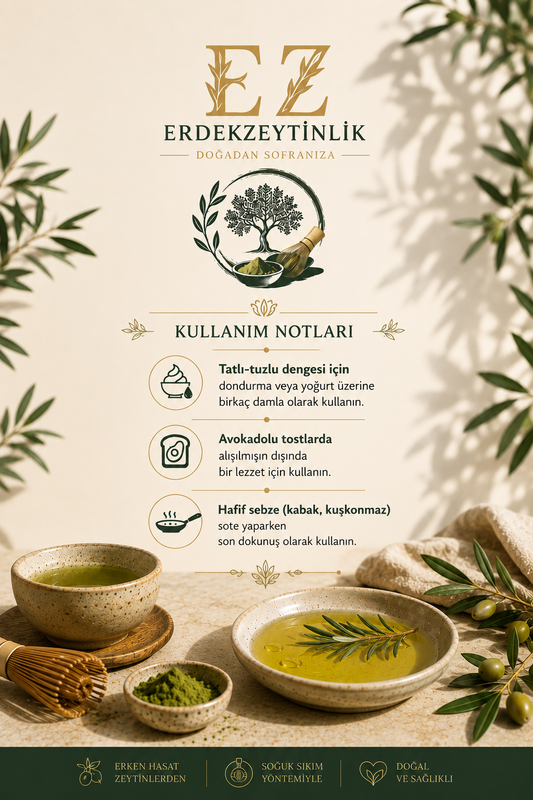 Şef Serisi Maça Çeşnili Zeytinyağı 250 mL