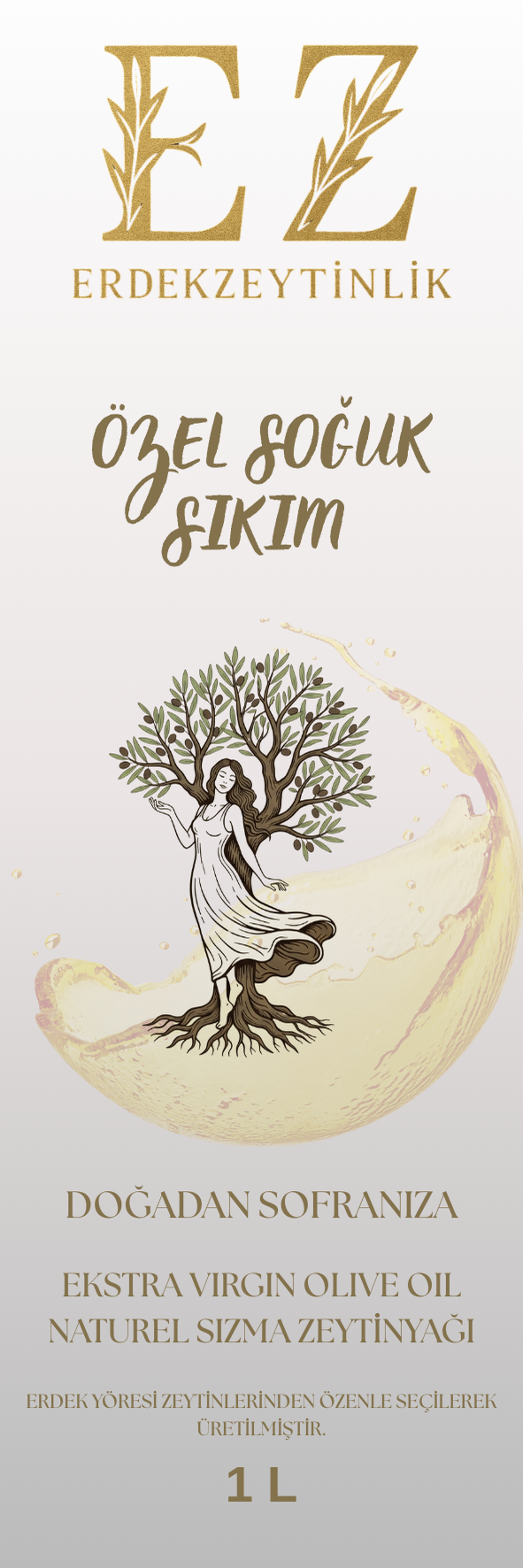 Özel Soğuk Sıkım Zeytinyağı 1L