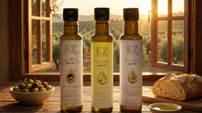 Şef Serisi Başlangıç Paketi Trüf Mantar-Limon-Sarımsak Çeşnili 250mL Zeytinyağları