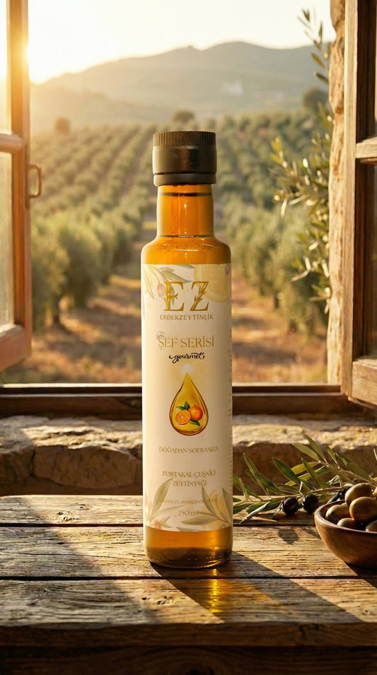 Şef Serisi Portakal Çeşnili Zeytinyağı 250 mL